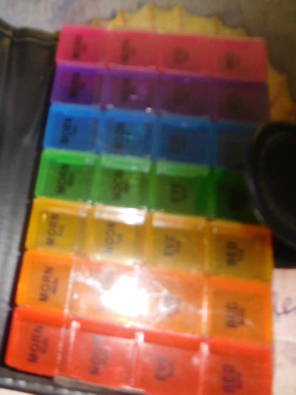 Pill Organizer with Travel Case